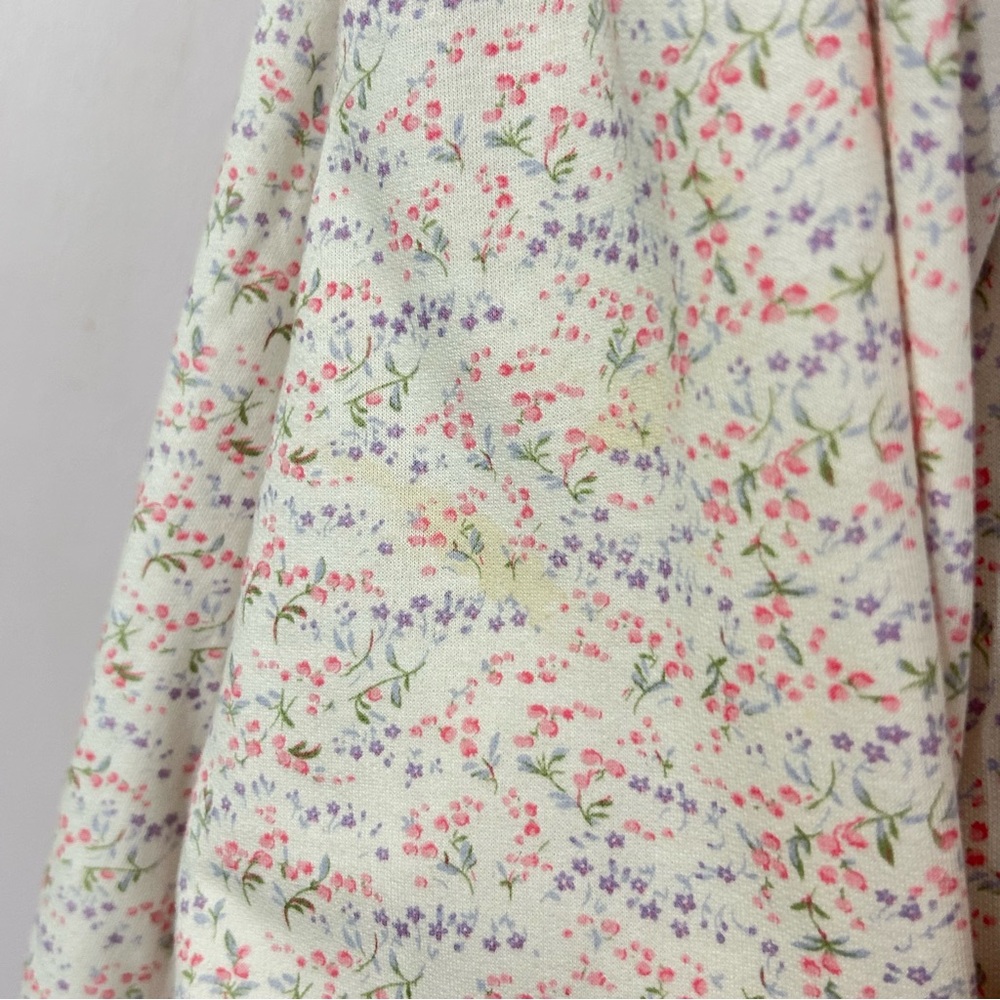 Miss Elaine Snap Front Floral Midi Robe XL - Picture 4 of 8